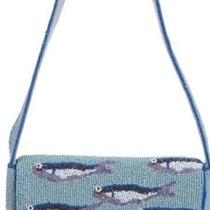 Sardine beaded viral Shoulder Bag